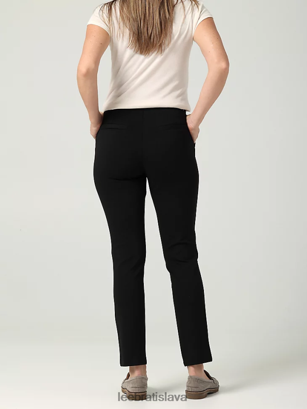 Lee oblečenie HL0J0R208 unionall čierna ženy ultra lux slim fit členkové nohavice (drobné)