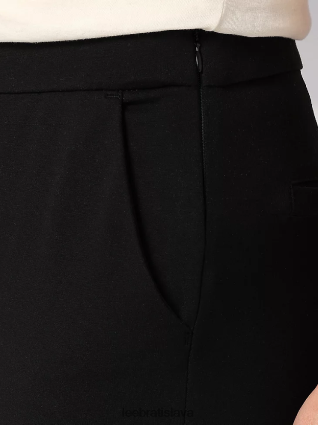 Lee oblečenie HL0J0R208 unionall čierna ženy ultra lux slim fit členkové nohavice (drobné)