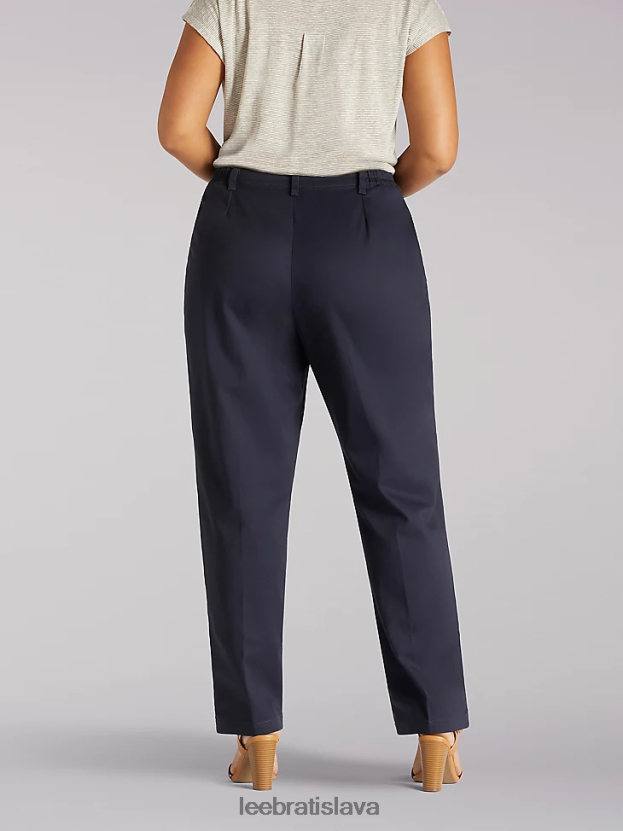 Lee oblečenie HL0J0R212 námorníctvo ženy bočné elastické nohavice (plus)