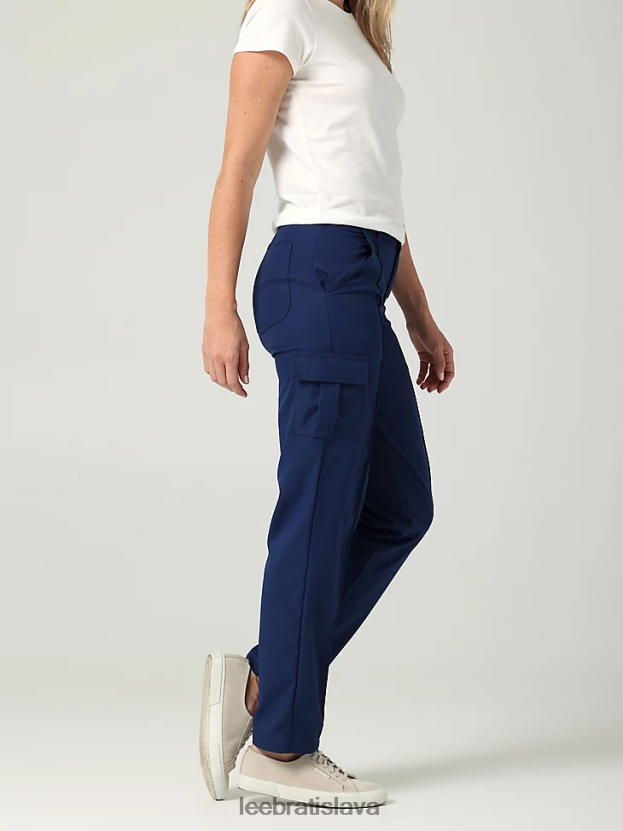 Lee oblečenie HL0J0R230 hrom ženy ultra lux s flex-to-go cargo rovnými nohavicami