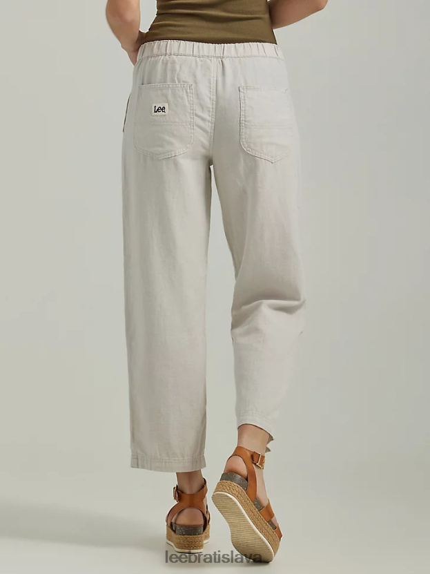 Lee oblečenie HL0J0R243 hmlisto sivá ženy ultra lux sťahovacie crop nohavice