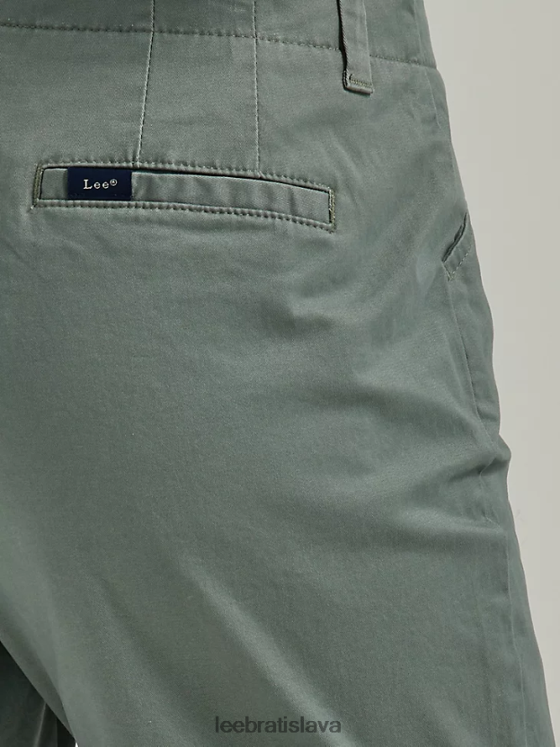 Lee oblečenie HL0J0R307 pevnosť zelená ženy legendárne regular fit bermudy