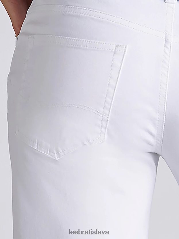 Lee oblečenie HL0J0R321 biely ženy uvoľnený fit kathy bermuda