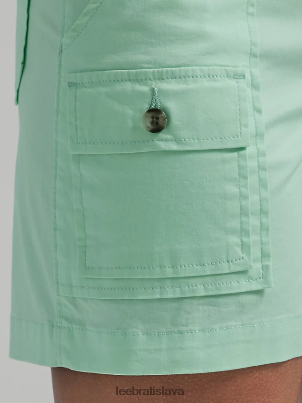 Lee oblečenie HL0J0R245 fluorit ženy ultra lux s flex-to-go uvoľneným nákladom krátkym