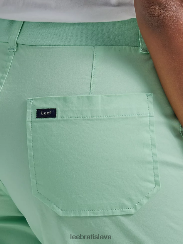 Lee oblečenie HL0J0R245 fluorit ženy ultra lux s flex-to-go uvoľneným nákladom krátkym