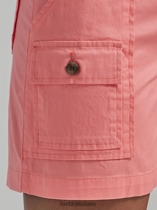 Lee oblečenie HL0J0R247 poštekli ma broskyňa ženy ultra lux s flex-to-go uvoľneným nákladom krátkym