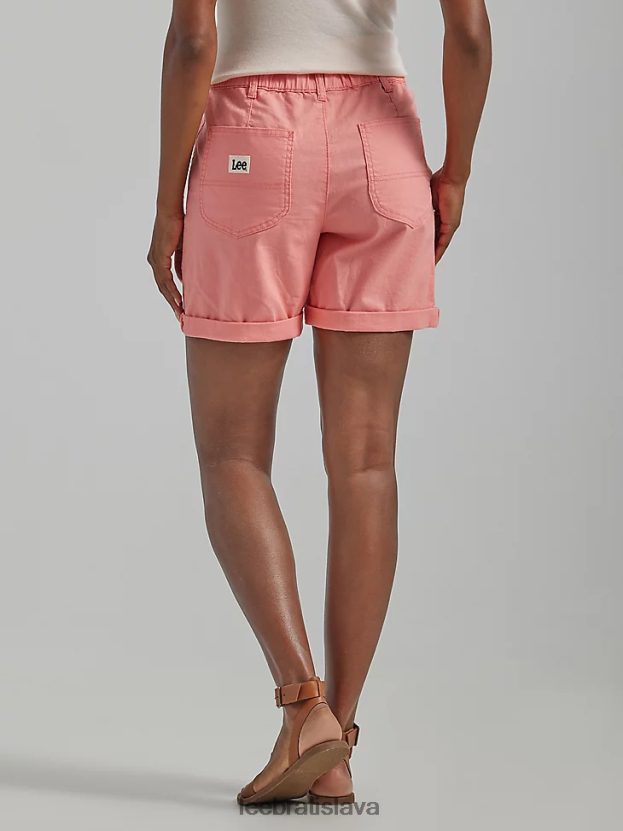 Lee oblečenie HL0J0R272 poštekli ma broskyňa ženy legendárny rolled short