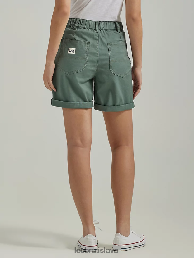 Lee oblečenie HL0J0R274 pevnosť zelená ženy legendárny rolled short