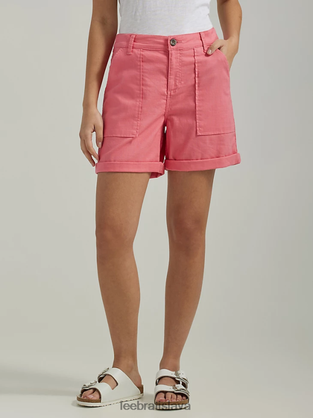 Lee oblečenie HL0J0R275 loviť ženy legendárny rolled short