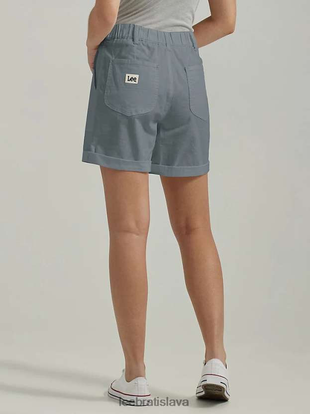 Lee oblečenie HL0J0R278 tech šedá ženy legendárny rolled short