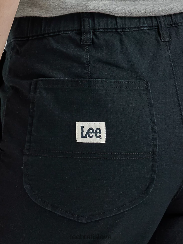 Lee oblečenie HL0J0R279 čierna ženy legendárny rolled short
