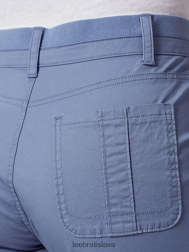 Lee oblečenie HL0J0R289 chrpa ženy uvoľnený strih avey knitwaist cargo bermudy