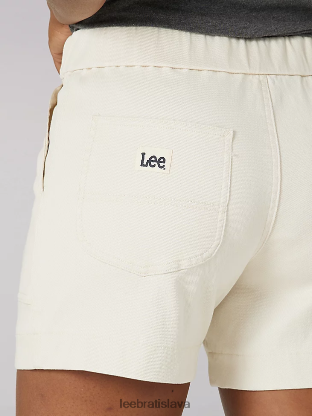 Lee oblečenie HL0J0R293 whitecap sivá ženy ultra lux high rise pull-on utility short