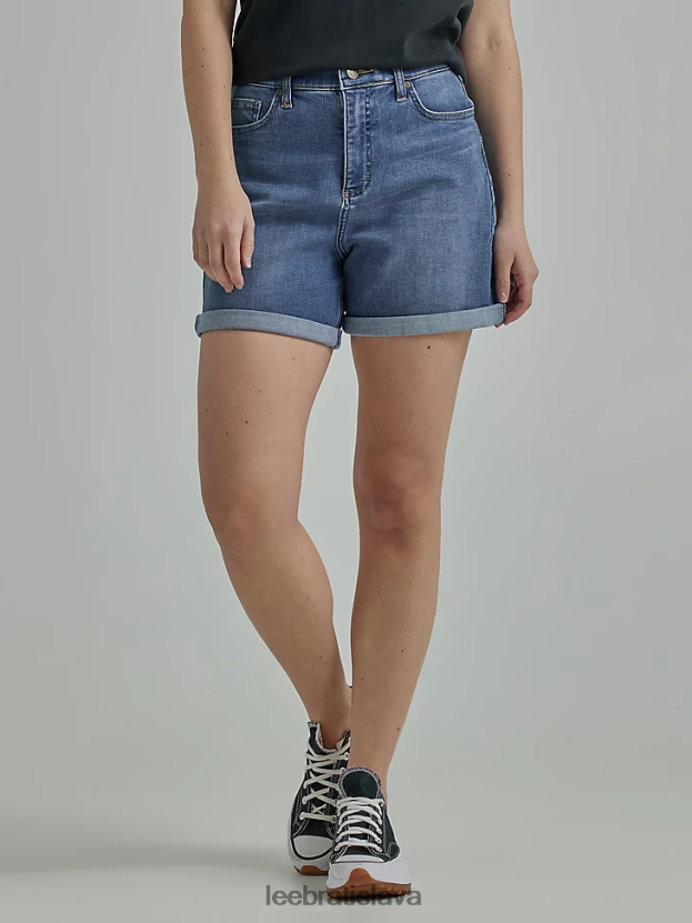 Lee oblečenie HL0J0R329 hlboké výšky ženy ultra lux krátke s manžetou do A