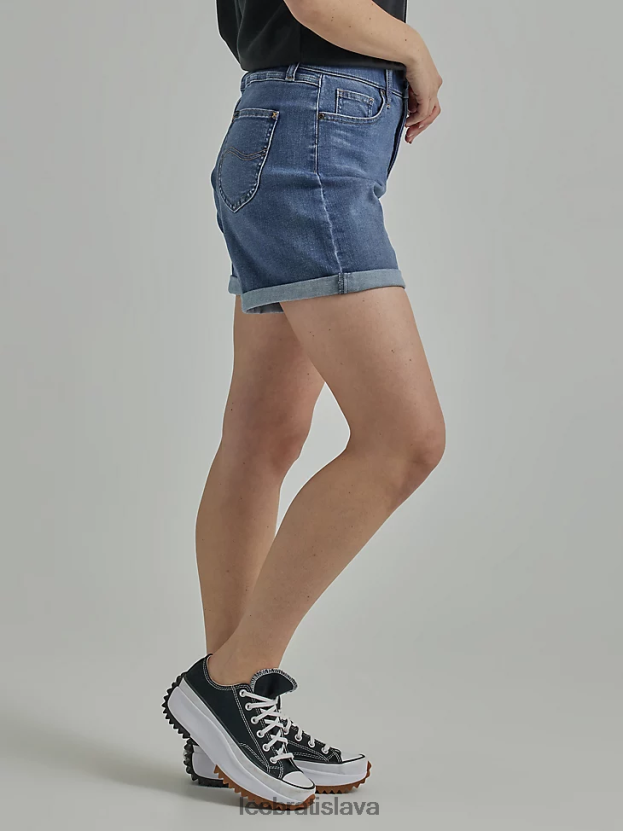 Lee oblečenie HL0J0R329 hlboké výšky ženy ultra lux krátke s manžetou do A