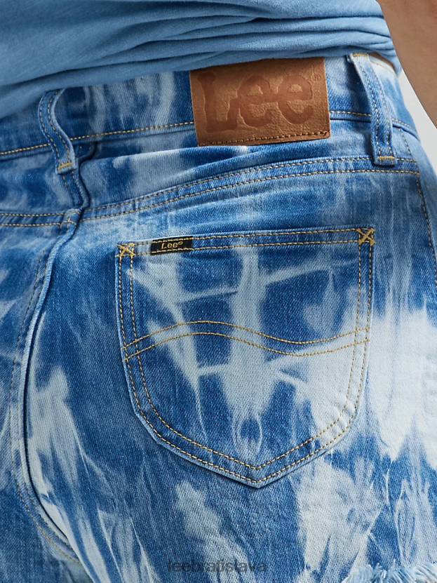 Lee oblečenie HL0J0R333 silná búrka ženy vintage moderný vysoký vzostup cut off shorty short