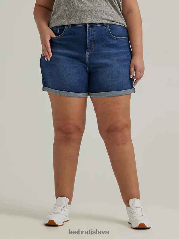 Lee oblečenie HL0J0R337 zatmenie ženy ultra lux krátke strihové manžety (plus)