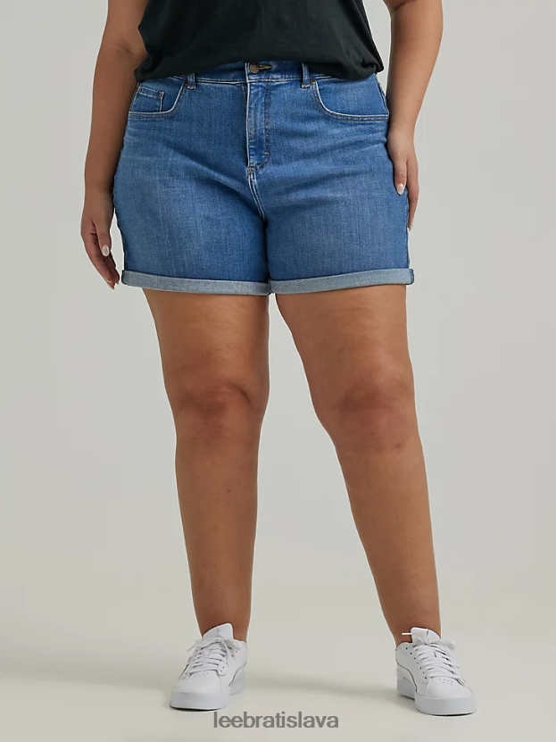 Lee oblečenie HL0J0R338 hlboké výšky ženy ultra lux krátke strihové manžety (plus)