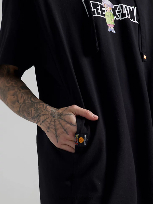 Lee oblečenie HL0J0R421 čierna ženy a dragon ball z trunks dress