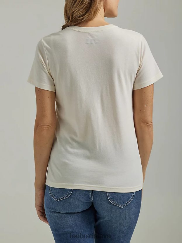 Lee oblečenie HL0J0R342 šifónový vres ženy tričko s motívom slnka