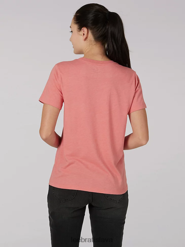 Lee oblečenie HL0J0R359 závidieť vres ženy tričko s výrazným logom