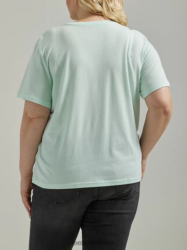 Lee oblečenie HL0J0R364 morské sklo ženy tričko s grafikou moon lady (plus)