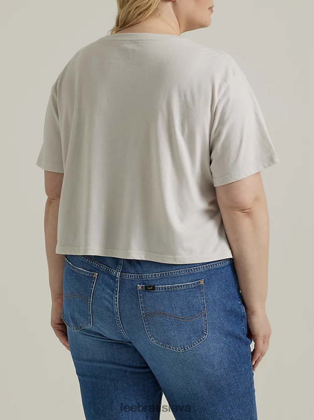 Lee oblečenie HL0J0R379 mesačný skalný vres ženy čas na potulky priateľ orezať grafické tričko (plus)