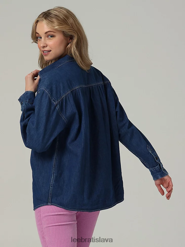 Lee oblečenie HL0J0R405 Kansas ženy európska kolekcia dámska košeľa na gombíky