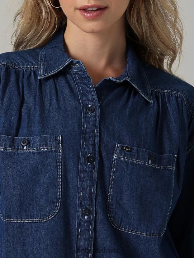 Lee oblečenie HL0J0R405 Kansas ženy európska kolekcia dámska košeľa na gombíky