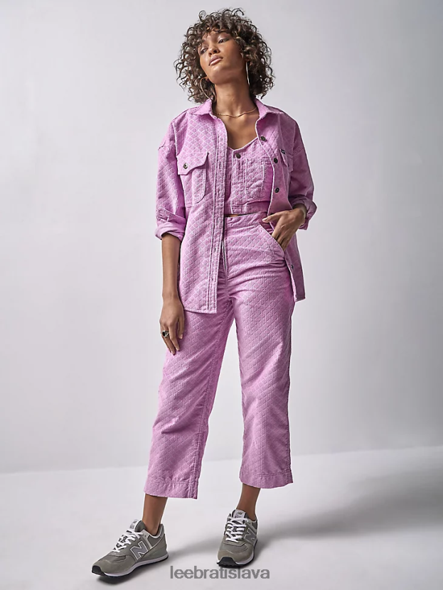 Lee x The Brooklyn Circus oblečenie HL0J0R403 cukrový orgován ženy manšestrová košeľa